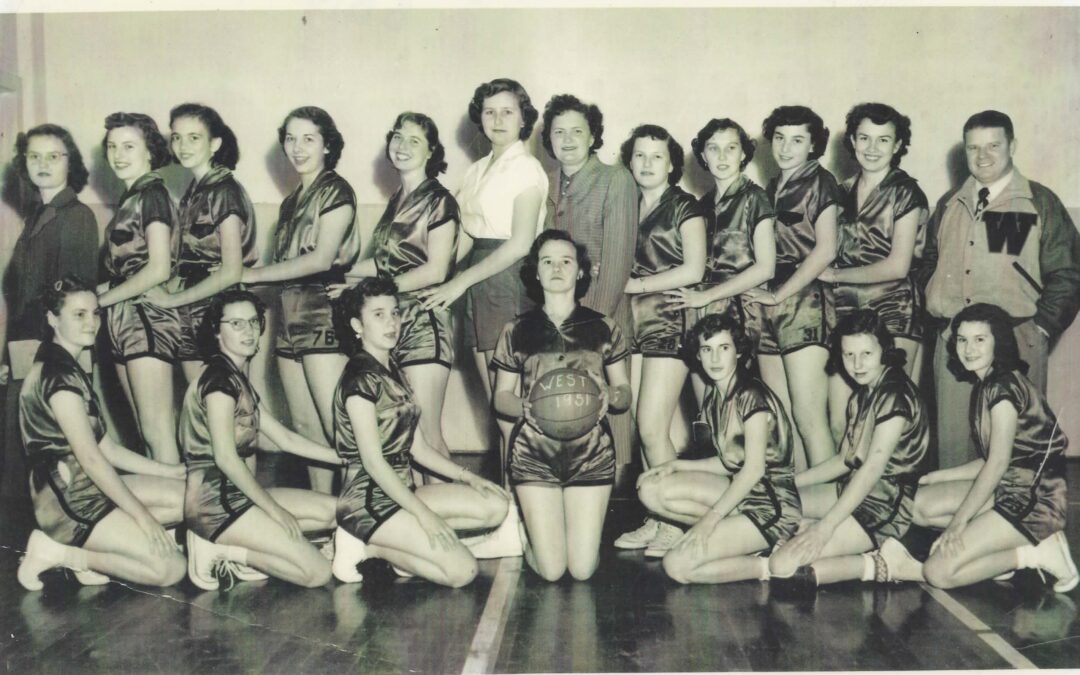 West High School Girls Basketball Team 1951