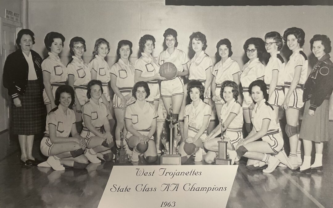 West High School Girls Basketball Team 1963