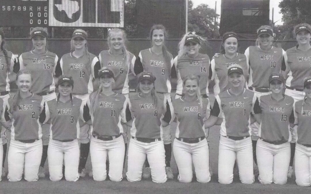 West High School Girls Softball Team 2016